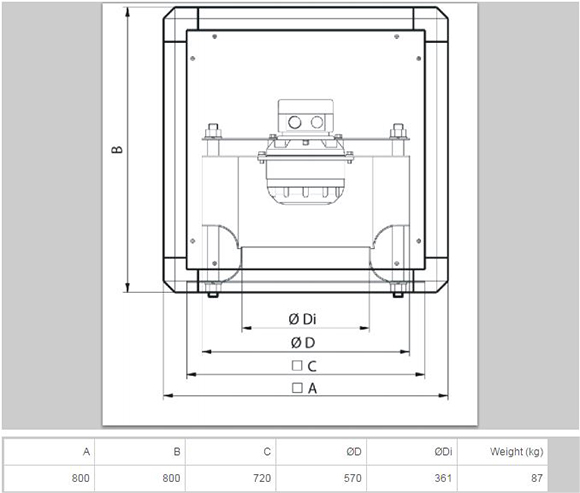 UB805644 Estoc Powerbox 80-560-3 by FlaktWoods / Flakt ... brook crompton motor wiring diagrams 