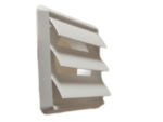 Wall Ventilation External Gravity Shutter in White (100mm) by Vent Axia