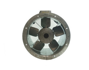 35JM/16/4/5/40/1Ph Long cased axial flow extract fan by Flakt Woods