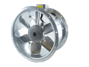 50JM/20/4/6/20/1Ph Long cased axial flow extract fan by Flakt Woods