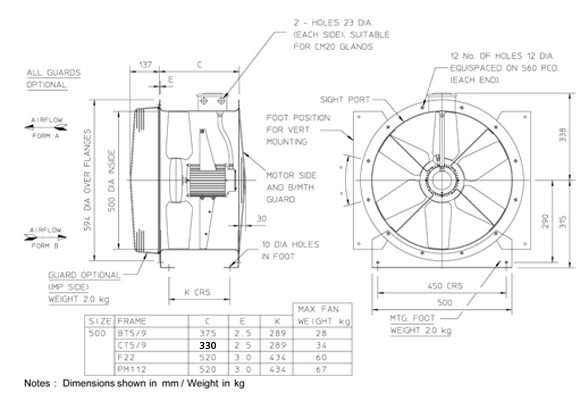 50Jm Dimensions