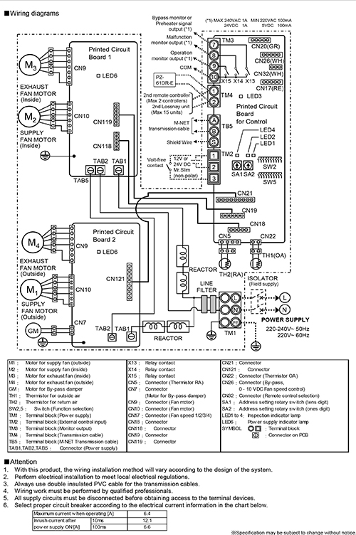 LGH-200RVXT-E wiring diagram 
