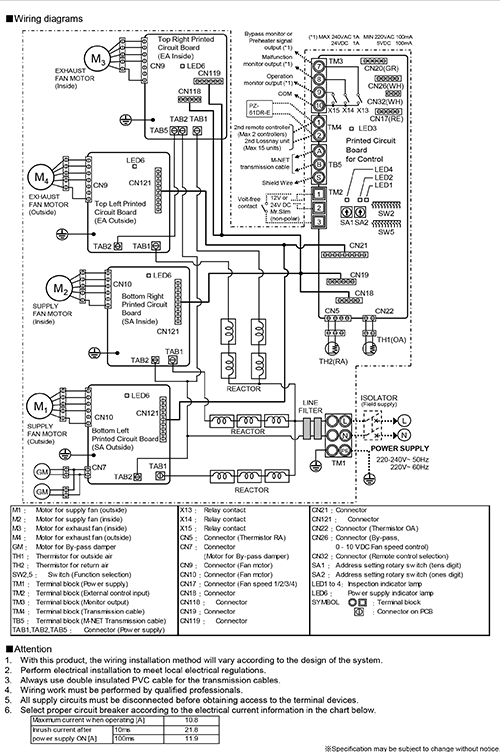 LGH-250RVXT-E wiring diagram 